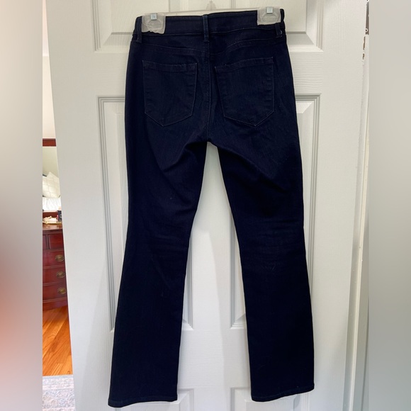 LOFT Curvy Sexy Boot Cut Denim Jeans in Dark Wash - Picture 2 of 5
